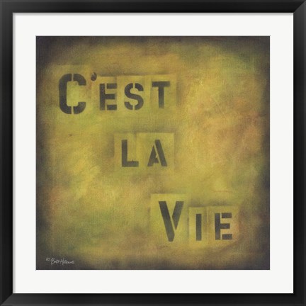 Framed French Battle Cry Print