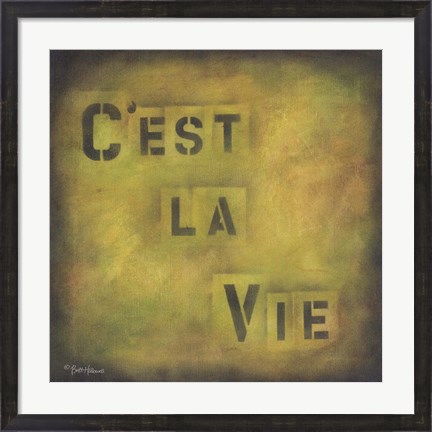 Framed French Battle Cry Print