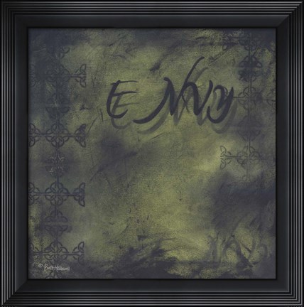 Framed Seven Deadly Sins - Envy Print