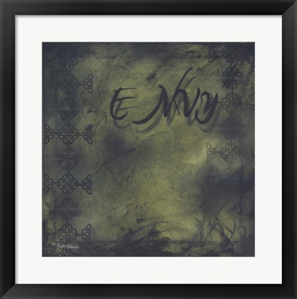 Framed Seven Deadly Sins - Envy Print