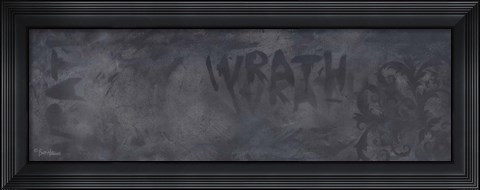 Framed Seven Deadly Sins - Wrath Print