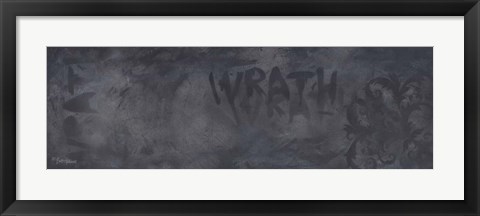 Framed Seven Deadly Sins - Wrath Print