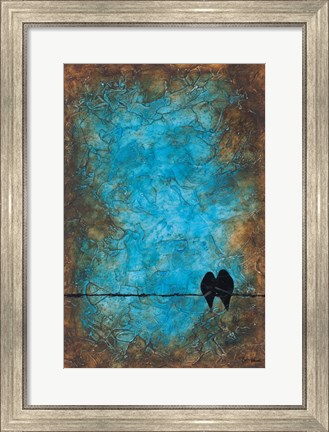 Framed Not So Blue With You Print