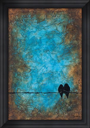 Framed Not So Blue With You Print