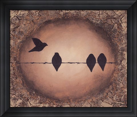 Framed On My Way Print