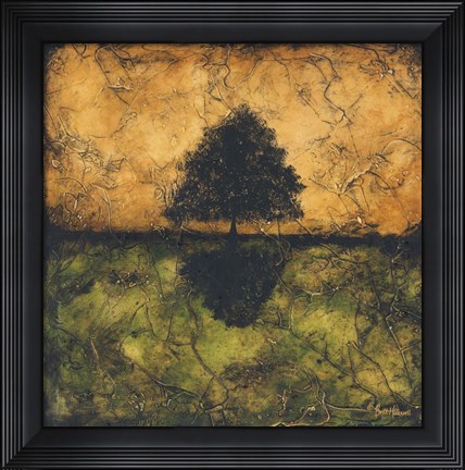 Framed I Dream in Maple Print