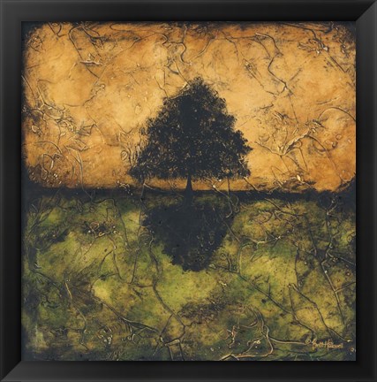 Framed I Dream in Maple Print