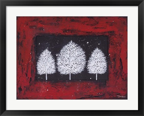 Framed White Blessings Print