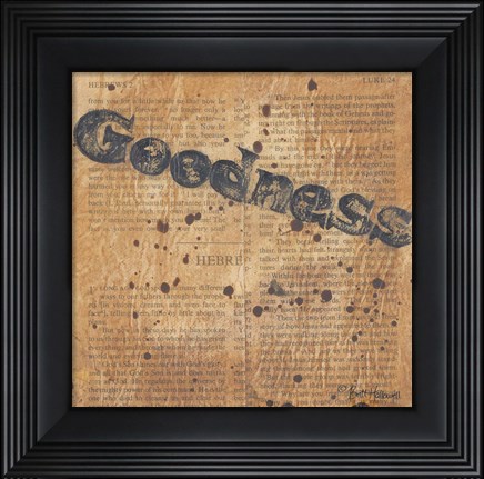 Framed Goodness Print