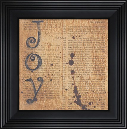 Framed Joy Print