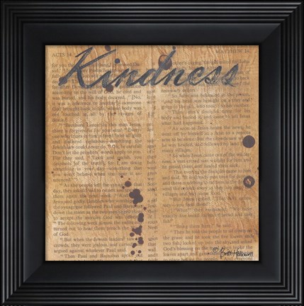 Framed Kindness Print