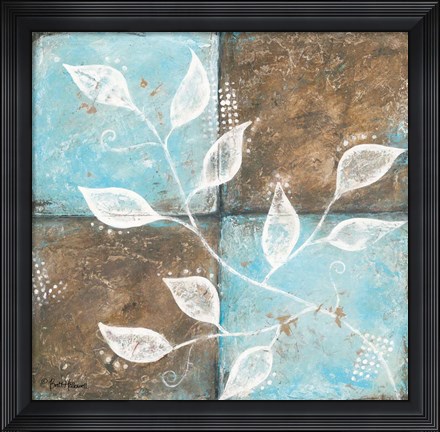 Framed Patchwork Seasons I Print