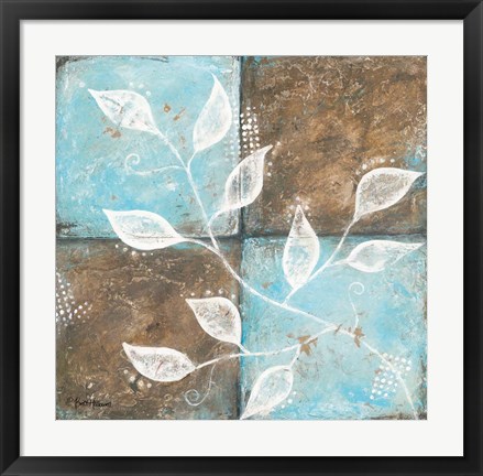 Framed Patchwork Seasons I Print