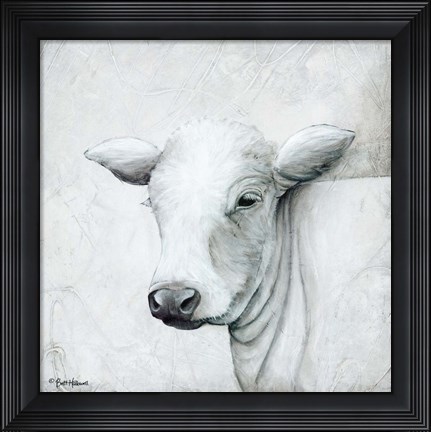 Framed January Cow II Print