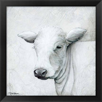 Framed January Cow II Print