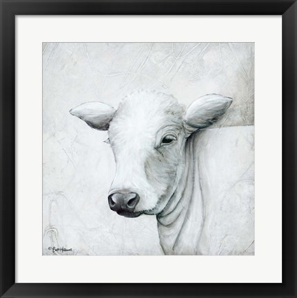 Framed January Cow II Print