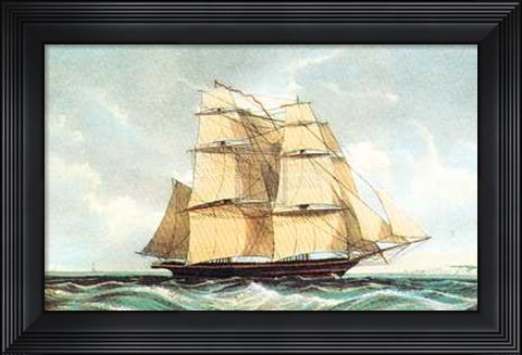 Framed William a. Knell - Ships [4] Print