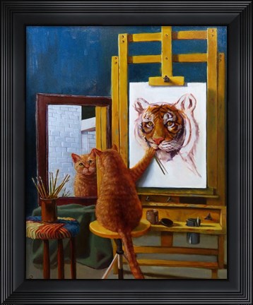 Framed Norman Catwell Print