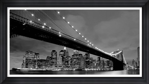 Framed Brooklyn Bridge View Print