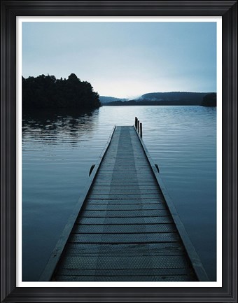 Framed Dock 3 Print