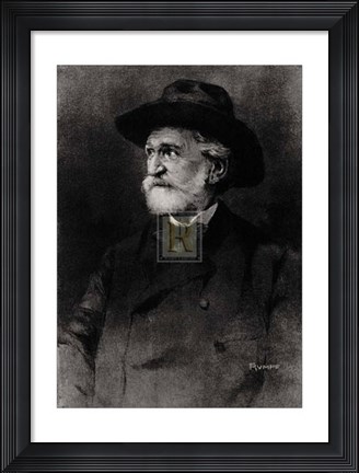 Framed Verdi Print