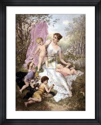 Framed Maternal Bliss Print