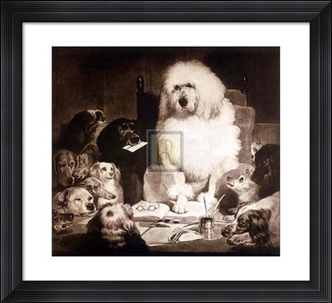 Framed Laying Down the Law Print