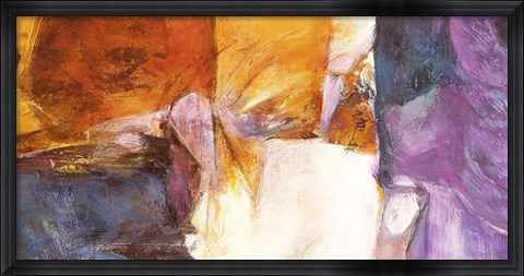 Framed Pensee d&#39;Amour Print