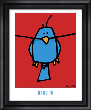 Framed Hang In Print