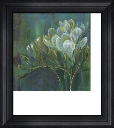 Framed Freesia Blues I Print