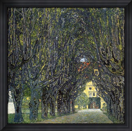 Framed Allee Im Park Von Schloss Ka Print