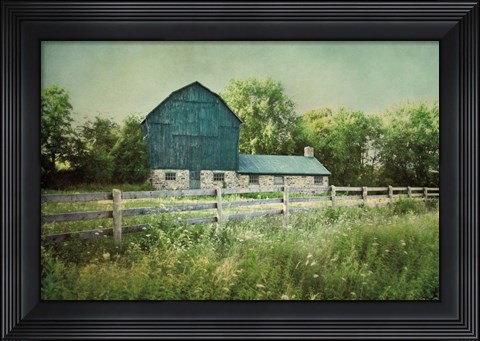 Framed Blissful Country III Print