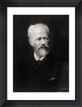 Framed Tchaikovsky Print