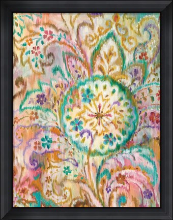 Framed Boho Paisley I Print