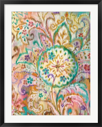 Framed Boho Paisley I Print