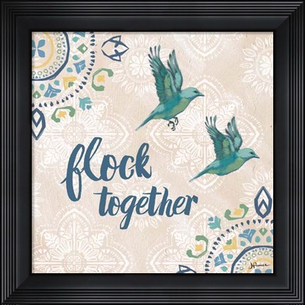 Framed Fly Away VI Print