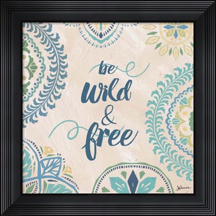 Framed Fly Away VII Print