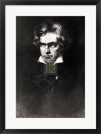 Framed Beethoven Print