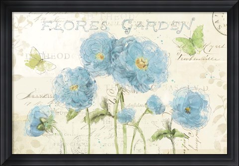 Framed Romantic Morning I Print