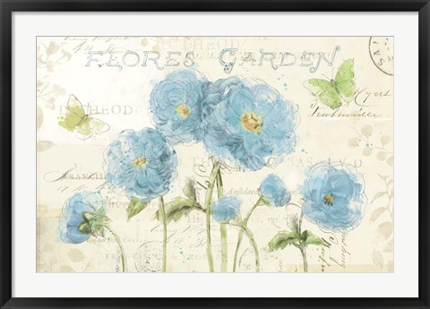Framed Romantic Morning I Print