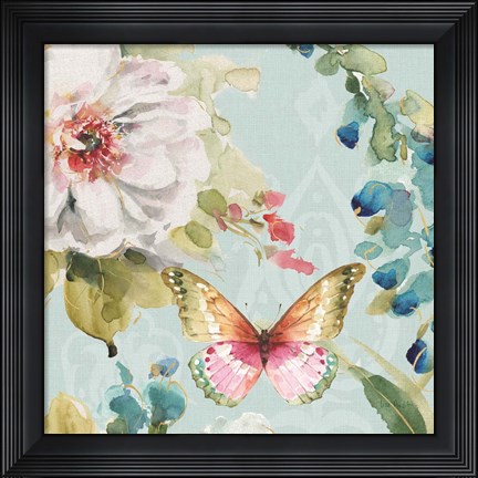 Framed Colorful Breeze IV Print