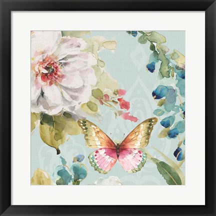 Framed Colorful Breeze IV Print