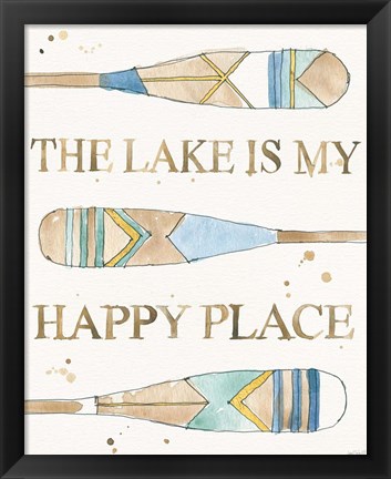 Framed Lakehouse III Print