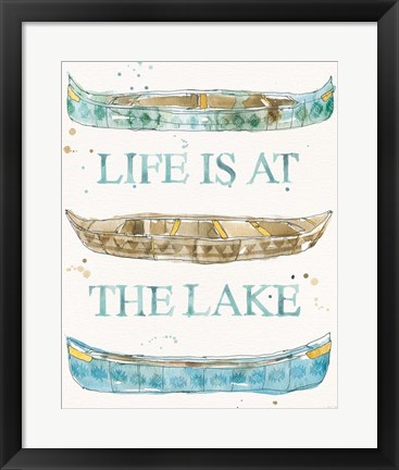 Framed Lakehouse IV Print