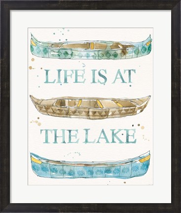 Framed Lakehouse IV Print