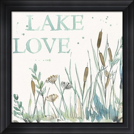Framed Lakehouse VI Print