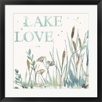 Framed Lakehouse VI Print