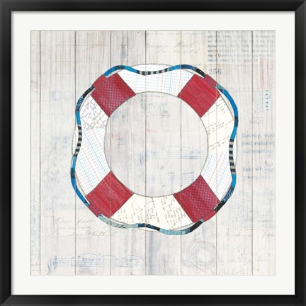 Framed Wind and Waves III Nautical Print