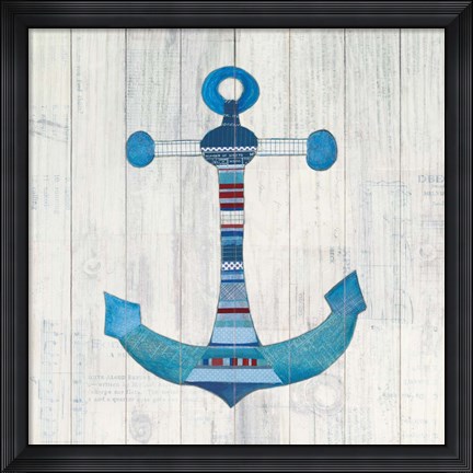 Framed Wind and Waves IV Nautical Print