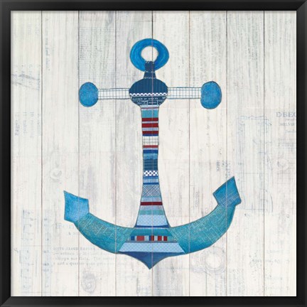 Framed Wind and Waves IV Nautical Print